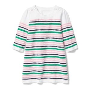 Janie and Jack Striped Knit Dress